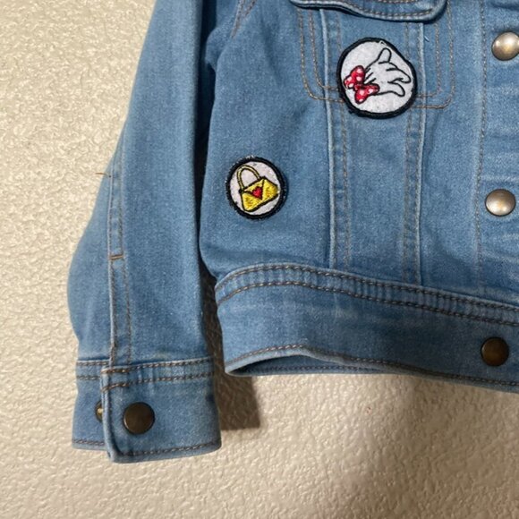 Disney Minnie Mouse Jean Jack & Vest Bundle Size 2T - Picture 4 of 14